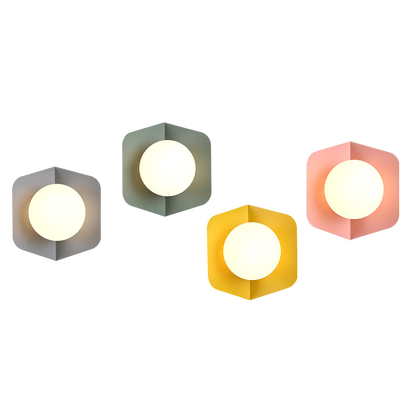 SUENTA Wandleuchte Metall Grau Innenraum LED Stil Nordic Modern