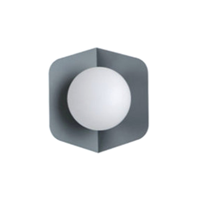 SUENTA Wandleuchte Metall Grau Innenraum LED Stil Nordic Modern Grau
