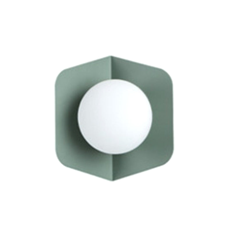 SUENTA Wandleuchte Metall Grau Innenraum LED Stil Nordic Modern Grün