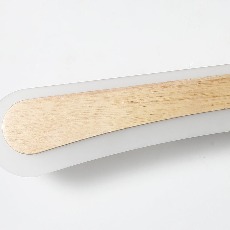 SUENTA Moderne Badezimmer-Wandlampe Holz LED Waschbeckenlampen