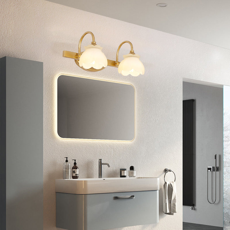 SUENTA Badezimmer Schminkspiegel Licht Metall LED 2 3 4 Köpfe Lampe