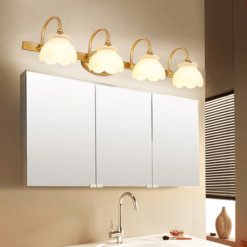 SUENTA Badezimmer Schminkspiegel Licht Metall LED 2 3 4 Köpfe Lampe