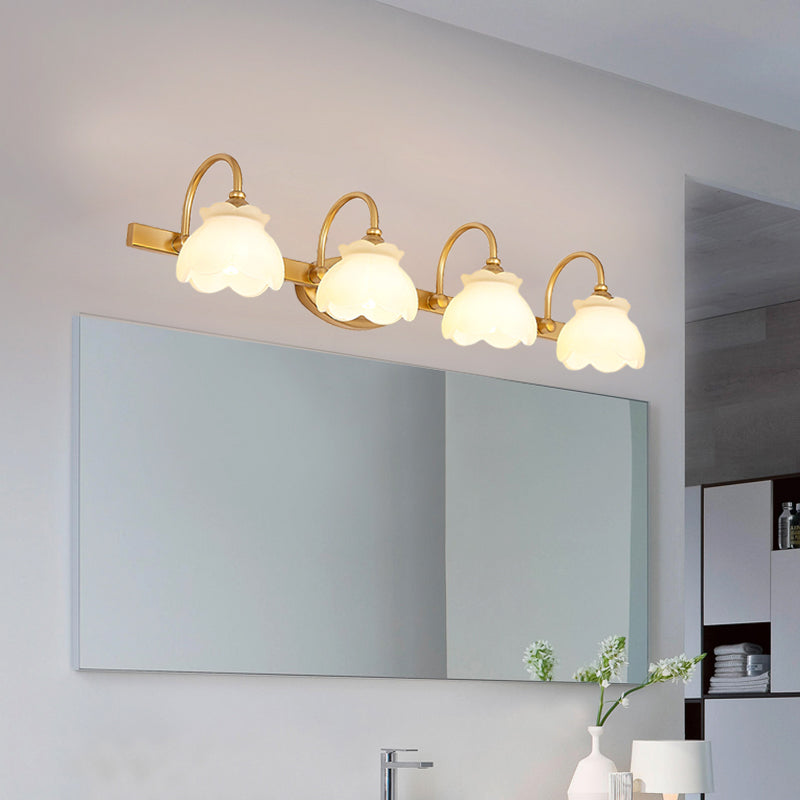 SUENTA Badezimmer Schminkspiegel Licht Metall LED 2 3 4 Köpfe Lampe