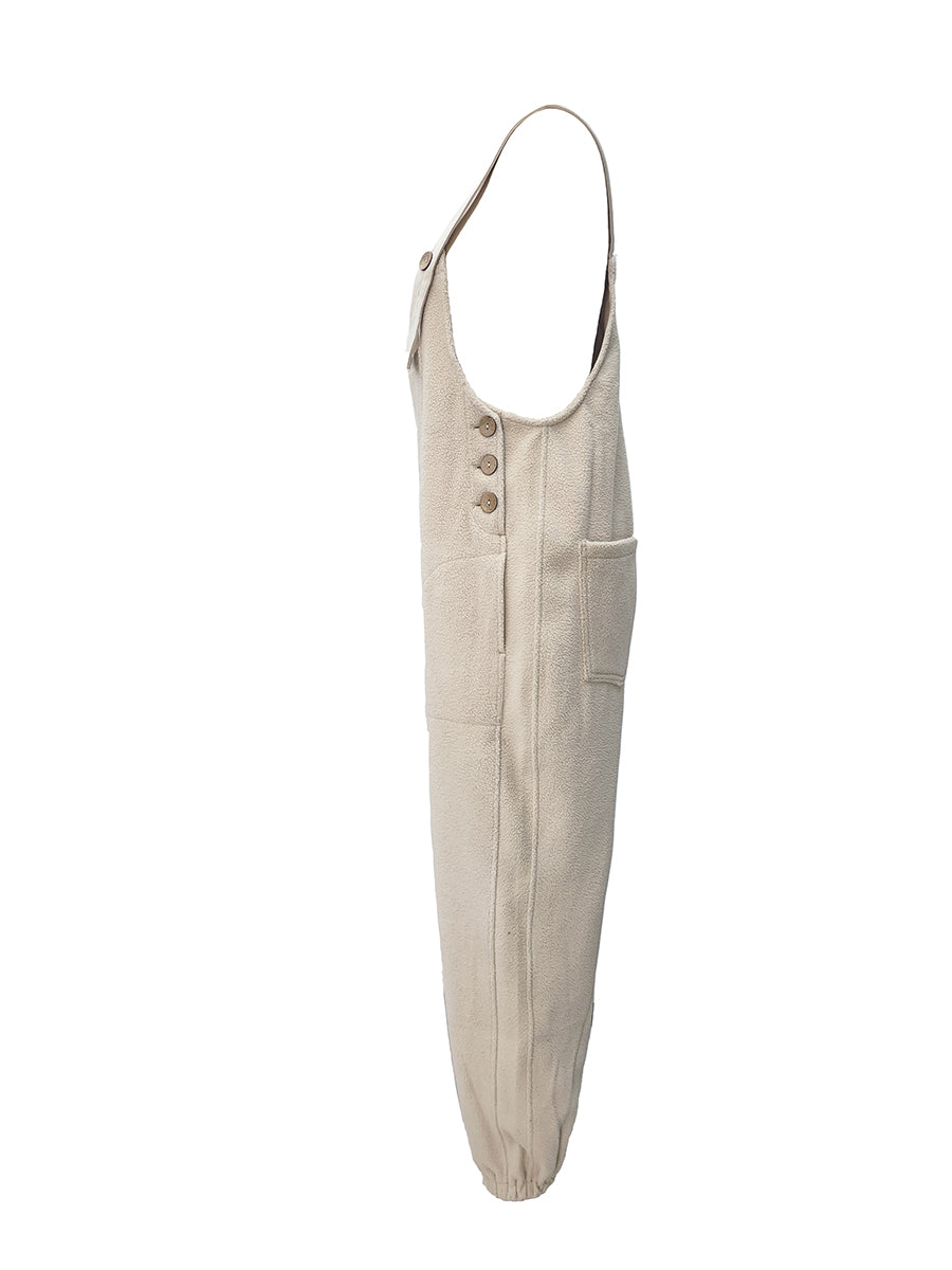SUENTA Damen Fleece Overall – Weicher Einteiler mit Isolierender Mischung für Kalte Tage