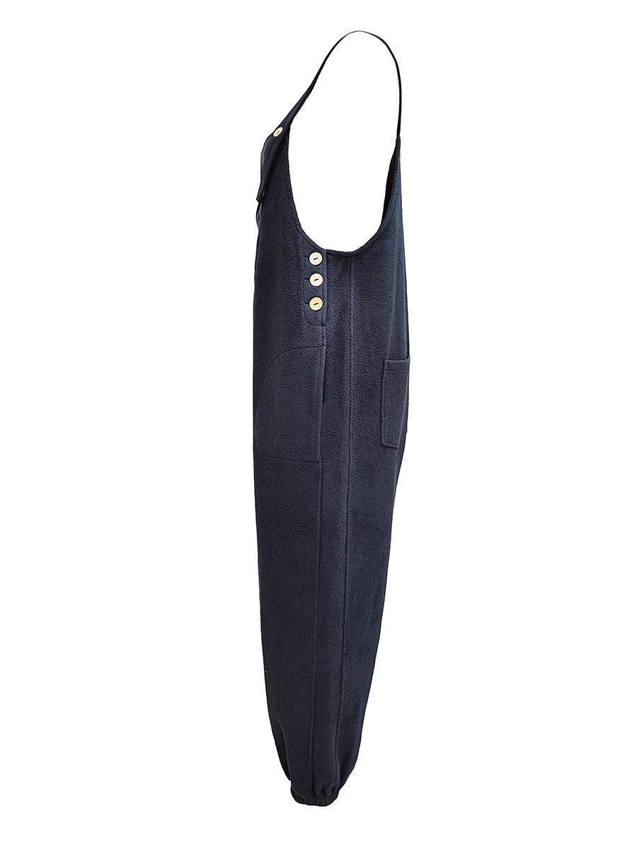 SUENTA Damen Fleece Overall – Weicher Einteiler mit Isolierender Mischung für Kalte Tage