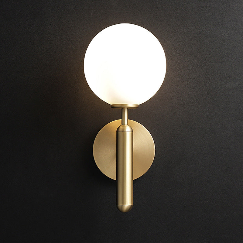SUENTA Wandlampe Milchglas Zeitgenössisch 1 Kopf Messing Leuchten