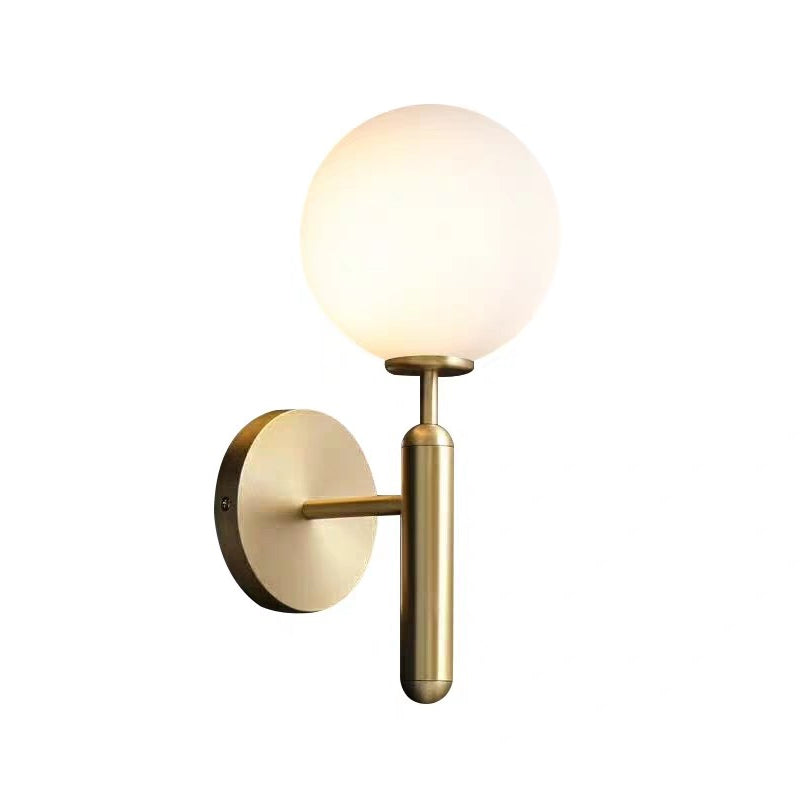 SUENTA Wandlampe Milchglas Zeitgenössisch 1 Kopf Messing Leuchten