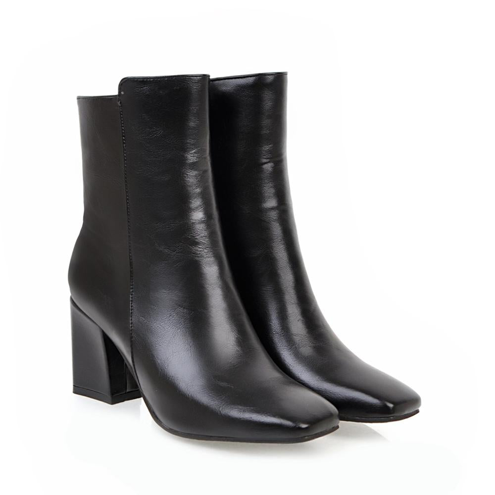 SUENTA Jorjo Damen Stiefeletten - Elegant mit hohem Absatz Schwarz