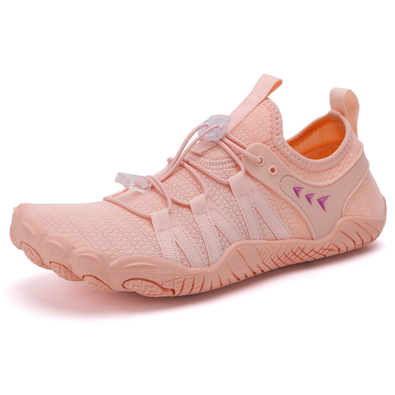 SUENTA Wasserdichte Barfußschuhe für Herren und Damen Rutschfest Rosa