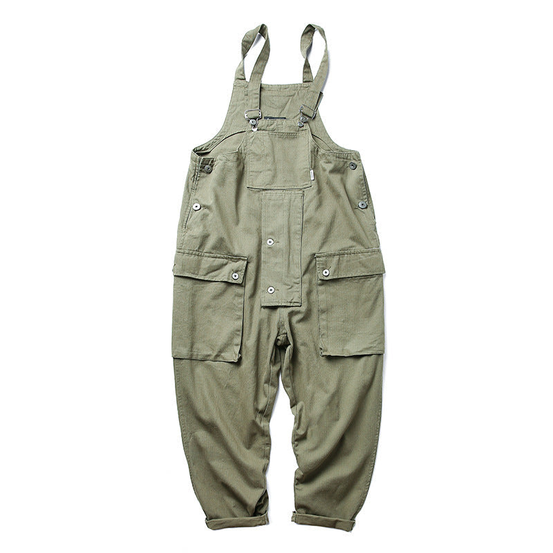 SUENTA Unisex Baggy Big Pockets Arbeitsoverall Baumwolle Oversized - Overall