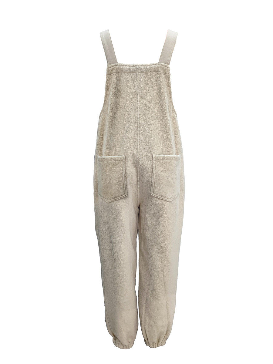 SUENTA Damen Fleece Overall – Weicher Einteiler mit Isolierender Mischung für Kalte Tage