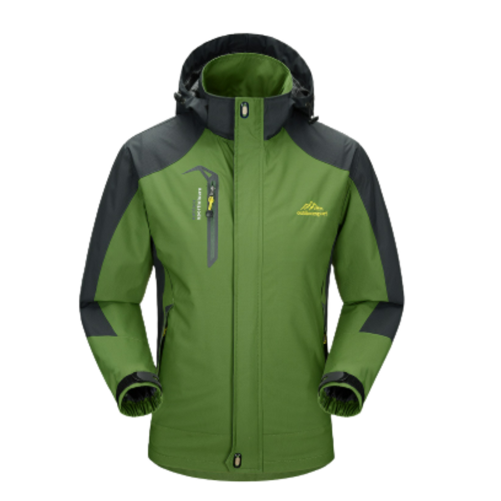 SUENTA Herren Winterjacke Mit Kapuze Für Outdoor Isolierung Grun