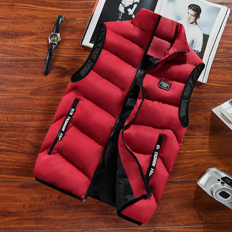 SUENTA Damen Winterbereiter Bodywarmer Stilvoll Wärmeisolierung Rot