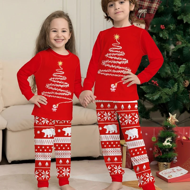 Chrismi - Familienmode Passendes Pyjama-Set für Weihnachten