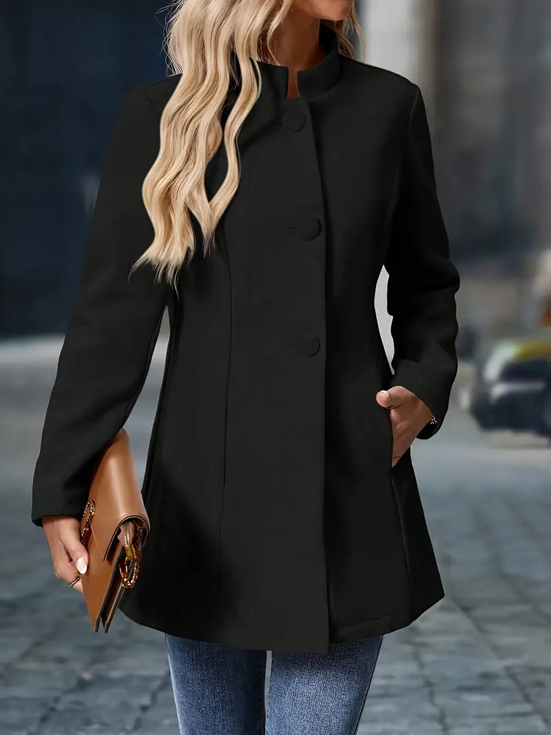 Luna | Women's Winter Coat with Buttons