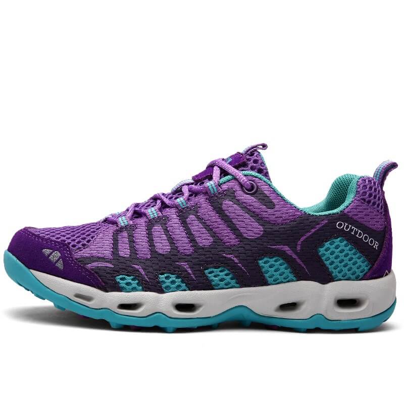 SUENTA Unisex Wander Schuhe Im Freien-Aktivitäten Vielseitig - Laufschuhe Violett Blau