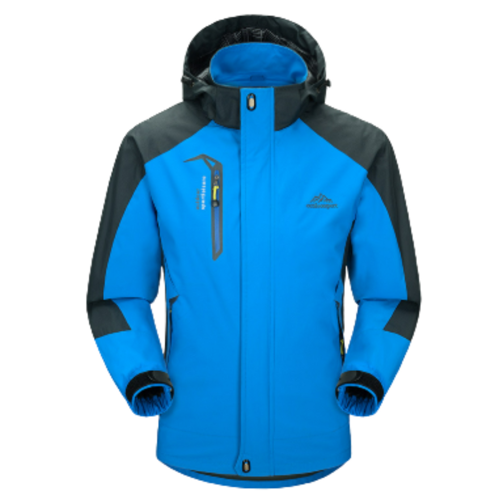 SUENTA Herren Winterjacke Mit Kapuze Für Outdoor Isolierung Blau