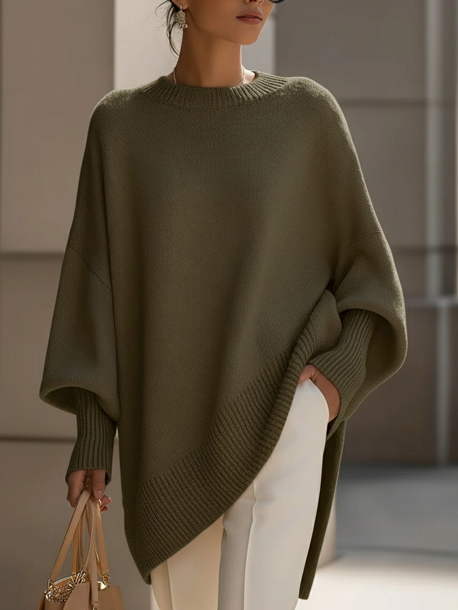 Tasana | Damen Eleganter Oversized Pullover