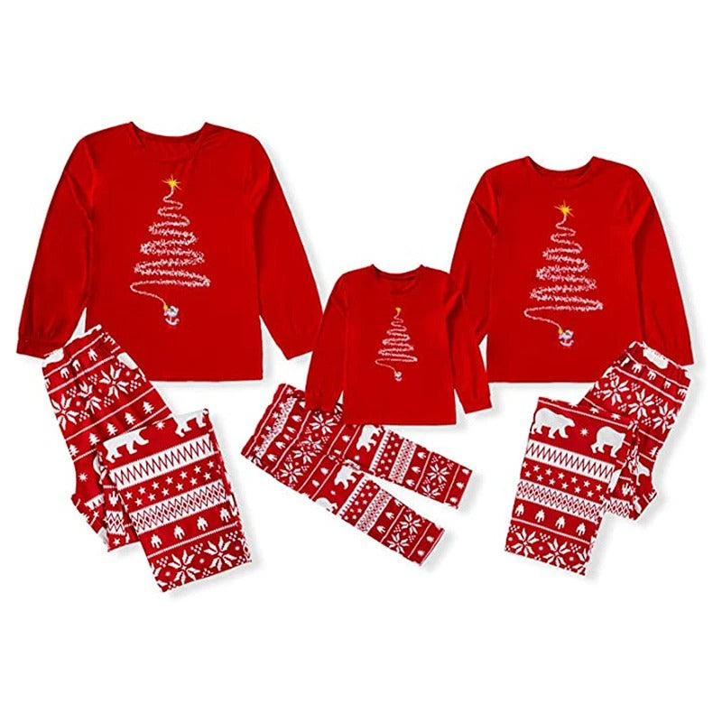 Chrismi - Familienmode Passendes Pyjama-Set für Weihnachten