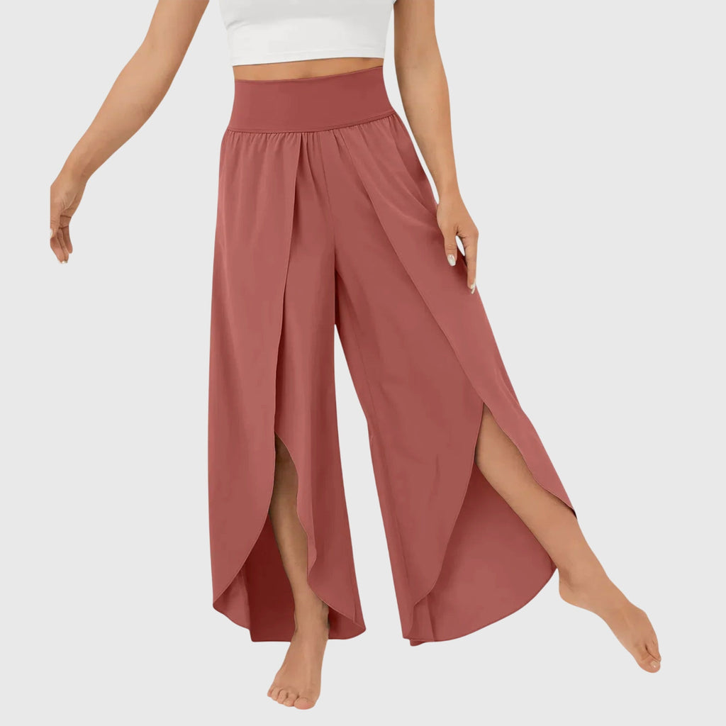Tasana | Dámské široké boho kalhoty s rozparky