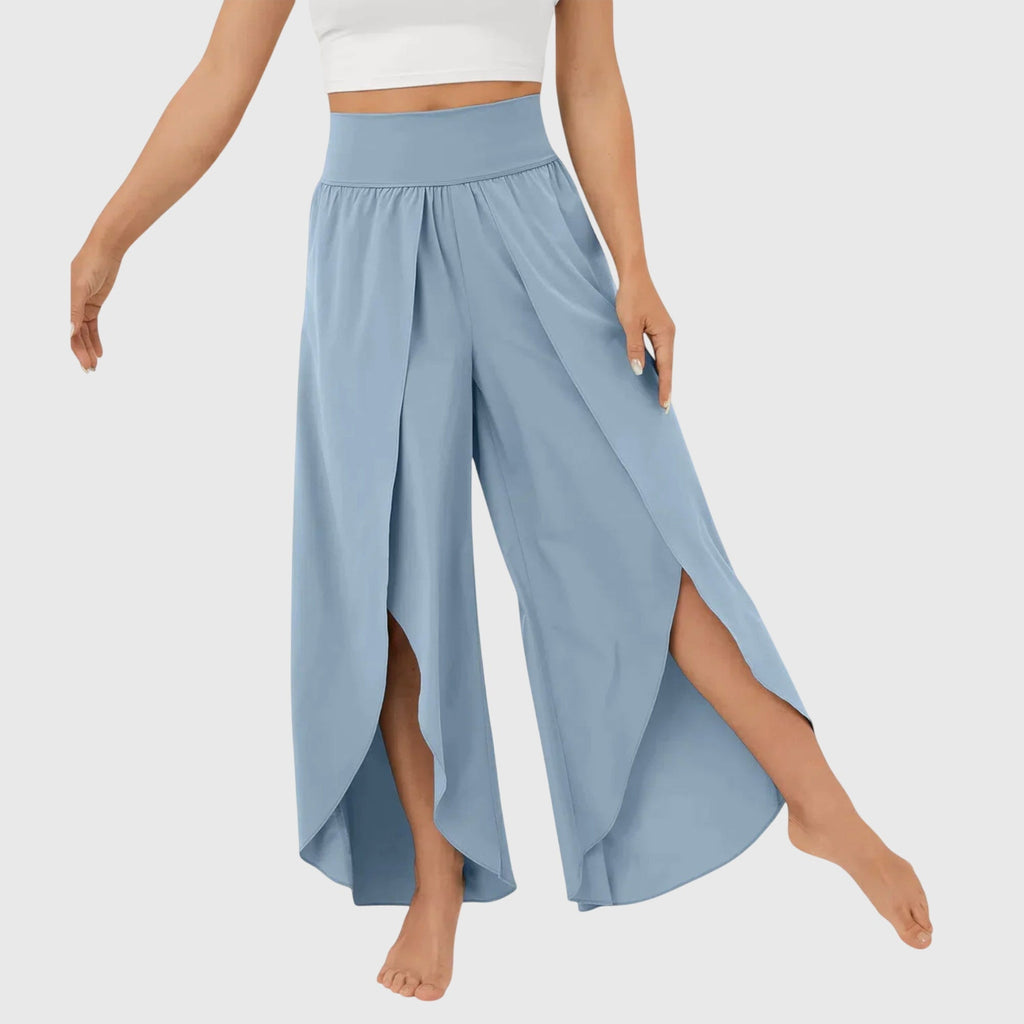 Tasana | Dámské široké boho kalhoty s rozparky