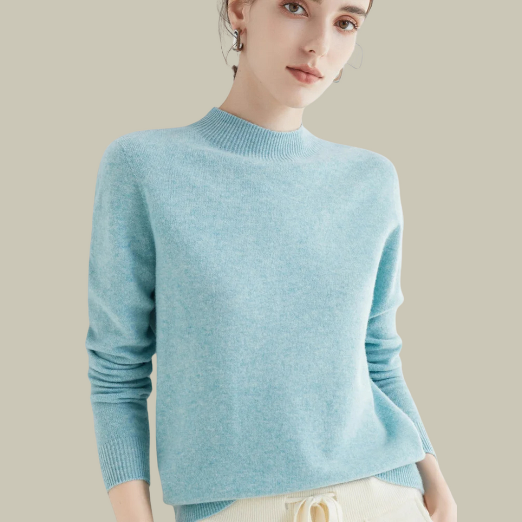 Parsha | Pullover invernale da donna a collo alto in lana merino