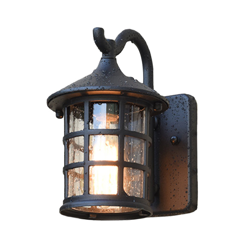 SUENTA Wandlampe Sammlerlaterne Metall Bronze Schwarz 5 Bis 9 Zoll