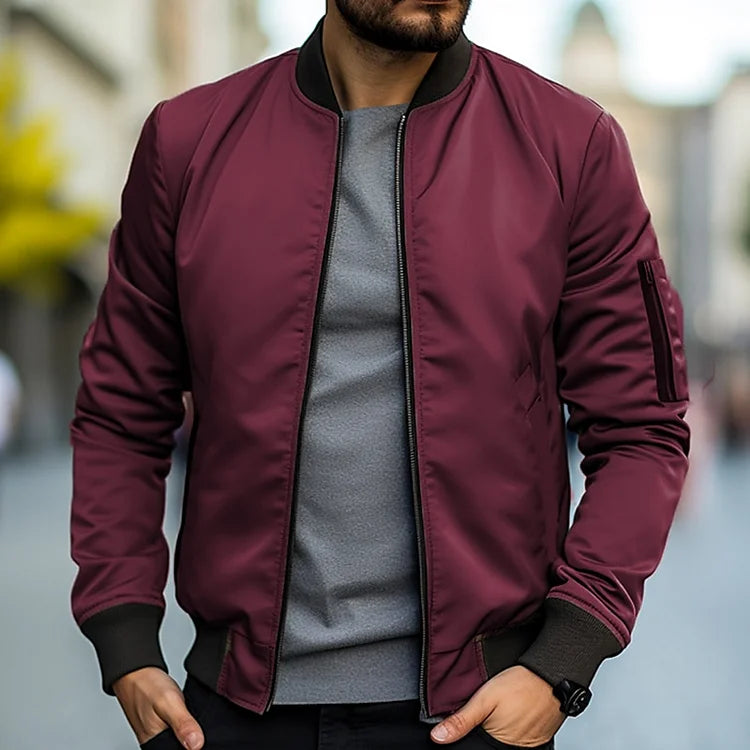 SUENTA Bomberjacke Trendige Bomberjacke für Herren Cool aussehen