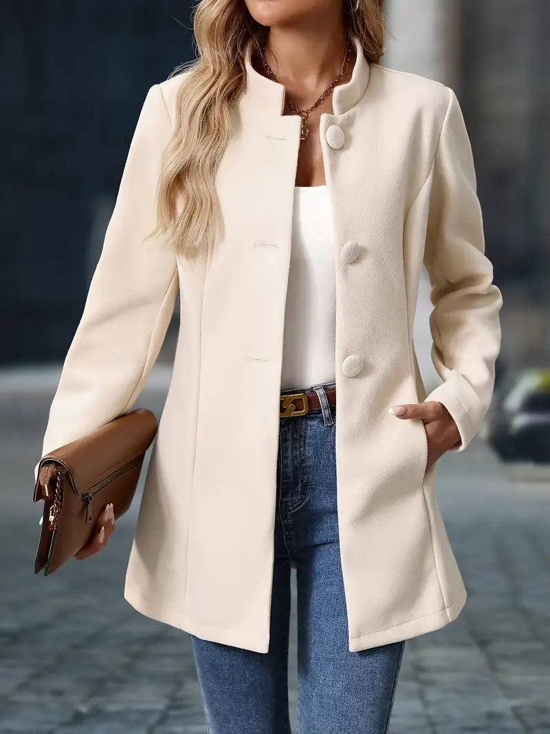Luna | Women's Winter Coat with Buttons
