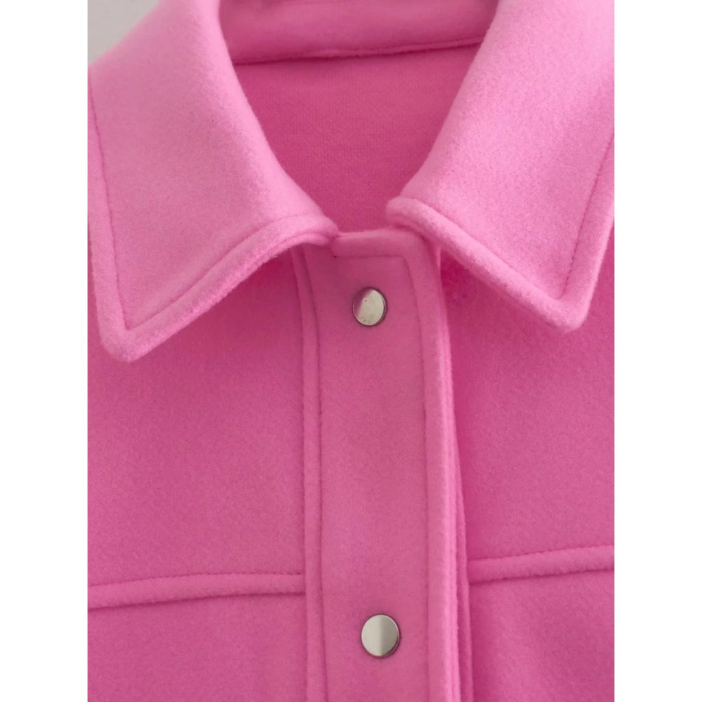 SUENTA Inspire | Schicke Übergangsjacke für Damen – Kurze Jacke mit Knöpfen und Taschen für den Alltag