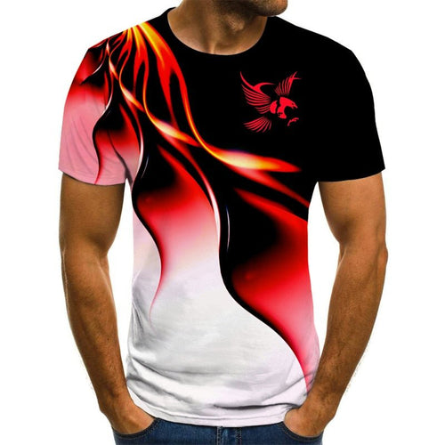 SUENTA Adler | Herren-T-Shirt – Markantes Adler-Motiv, hochwertige Baumwolle & moderne Maskulinität Rot