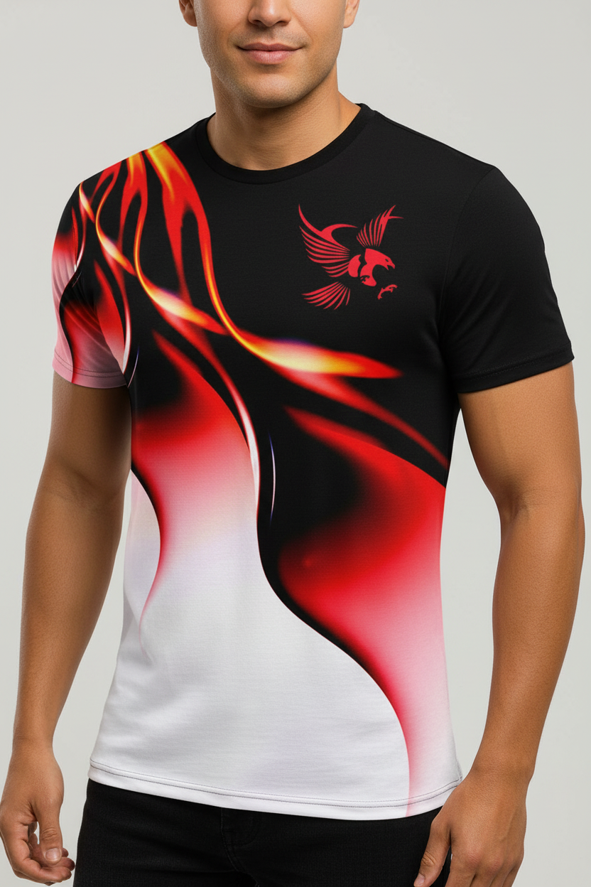 SUENTA Adler | Herren-T-Shirt – Markantes Adler-Motiv, hochwertige Baumwolle & moderne Maskulinität