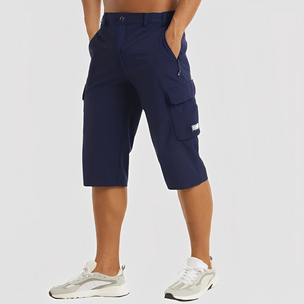 SUENTA Malone | Dehnbare Cargo-Hose für Herren Dunkelblau