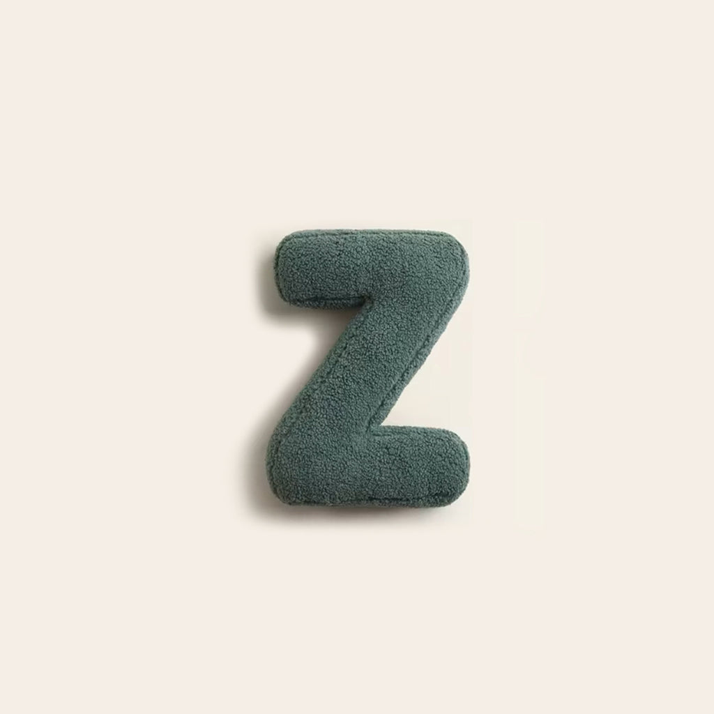 SUENTA Alphabet Kissen Personalisiert Mit 3D Buchstaben Initialen Z