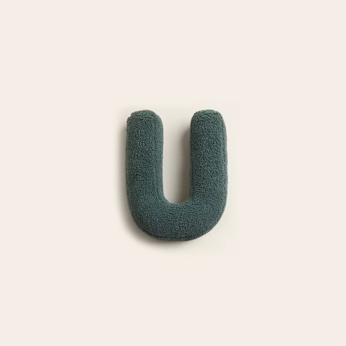 SUENTA Alphabet Kissen Personalisiert Mit 3D Buchstaben Initialen U