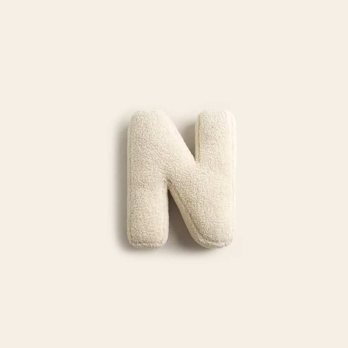 SUENTA Alphabet Kissen Personalisiert Mit 3D Buchstaben Initialen N