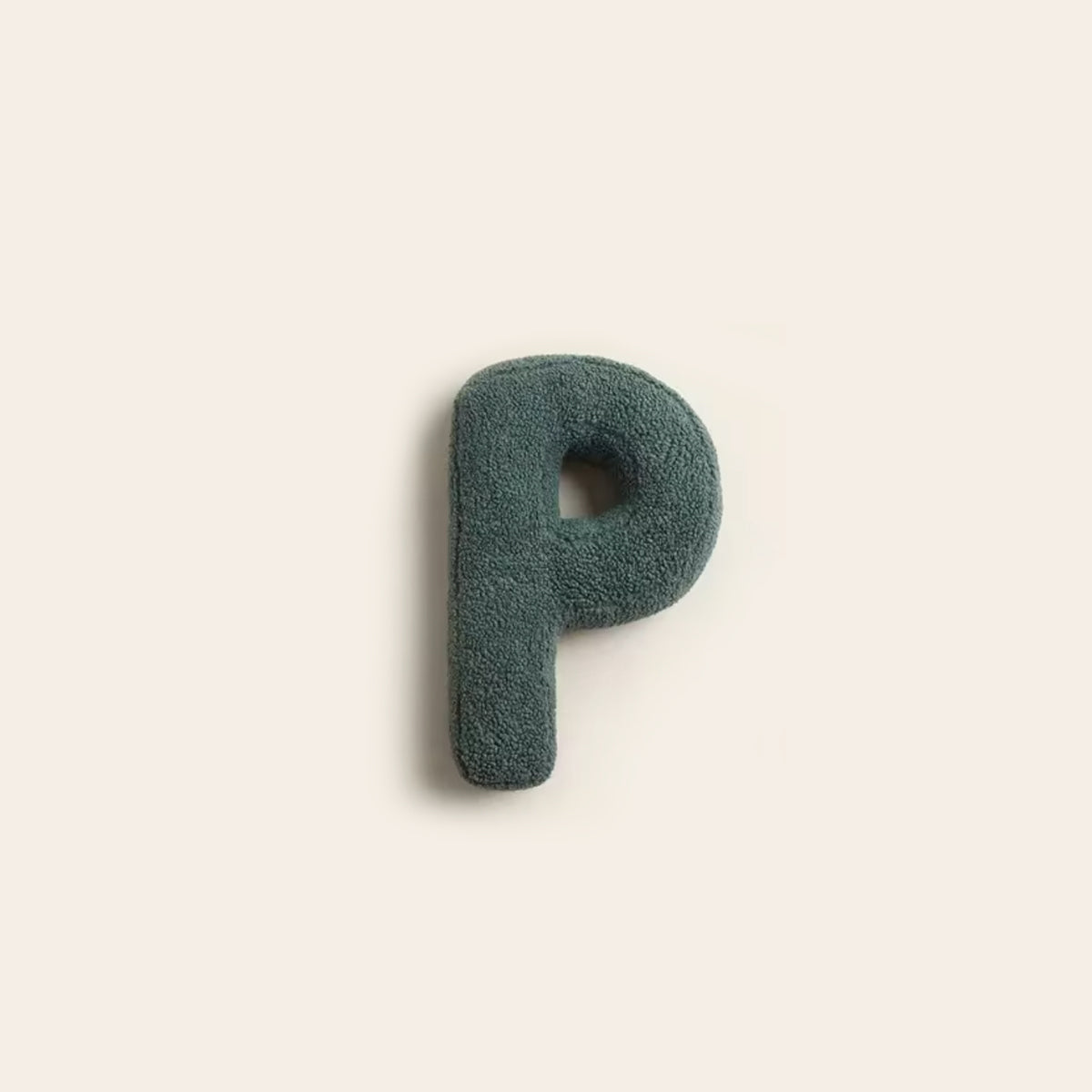 SUENTA Alphabet Kissen Personalisiert Mit 3D Buchstaben Initialen P