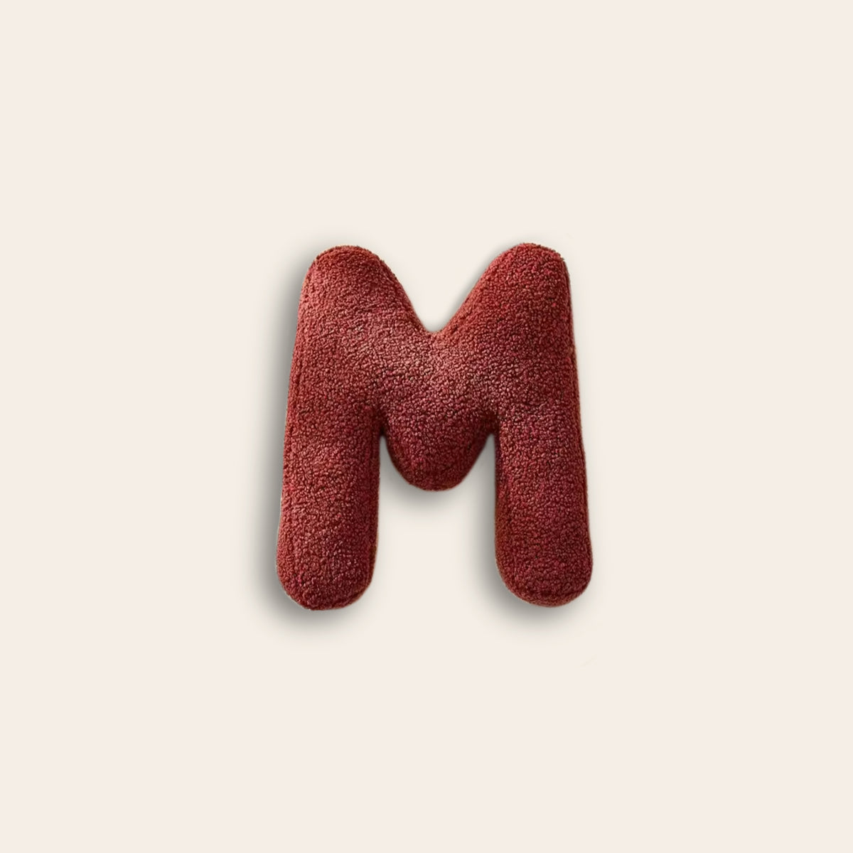 SUENTA Alphabet Kissen Personalisiert Mit 3D Buchstaben Initialen M