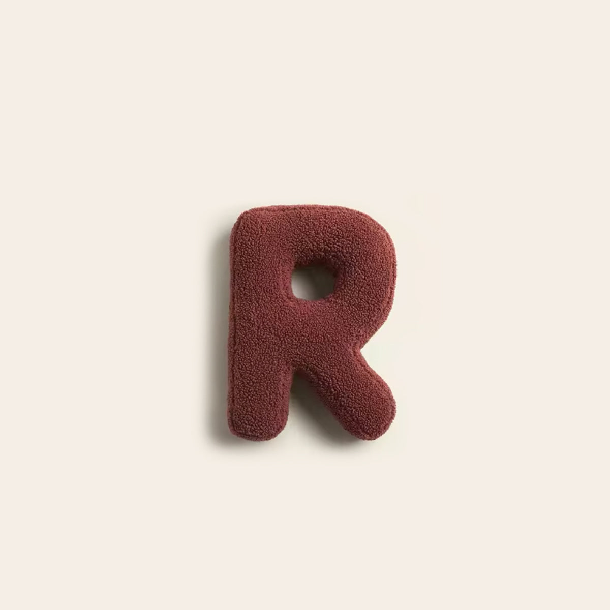 SUENTA Alphabet Kissen Personalisiert Mit 3D Buchstaben Initialen R