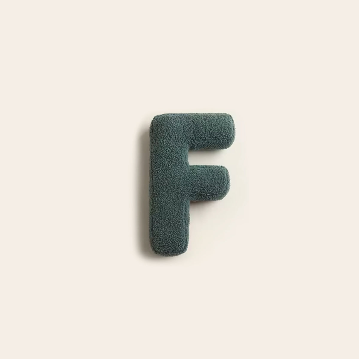 SUENTA Alphabet Kissen Personalisiert Mit 3D Buchstaben Initialen F