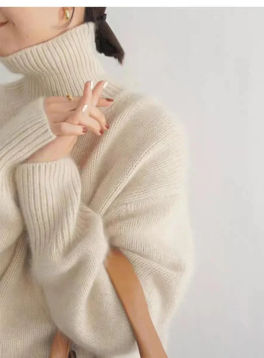 SUENTA Damen Rollkragenpullover Sanfter Luxus Für Jeden Tag