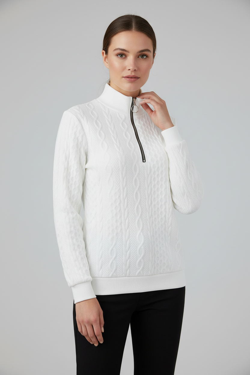 SUENTA Sanfter Strickpullover Wärme, Stil und Komfort Eleganten Design