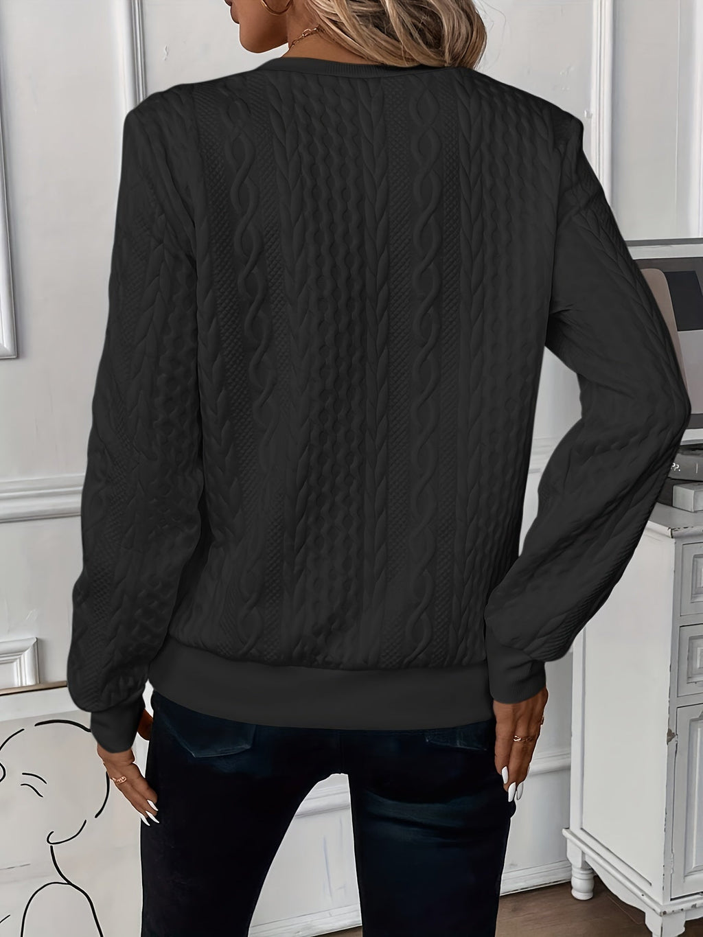 SUENTA Sanfter Strickpullover Wärme, Stil und Komfort Eleganten Design