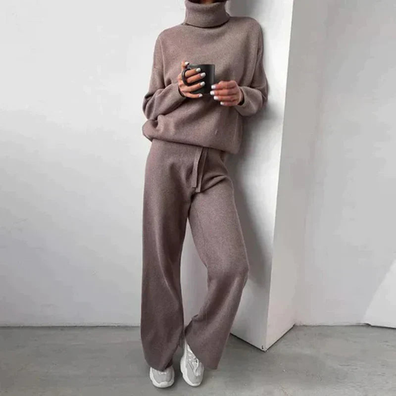SUENTA Damen Outfit Set – Zweiteiliges Set für Ultimativen Komfort Khaki