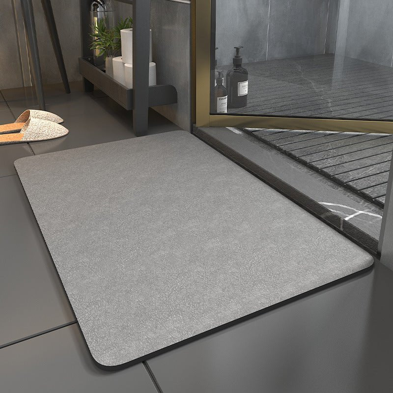 SUENTA Bath Matten -Trocknungstep -schnelles Dyrying Anti -Slip Dunkel -gray