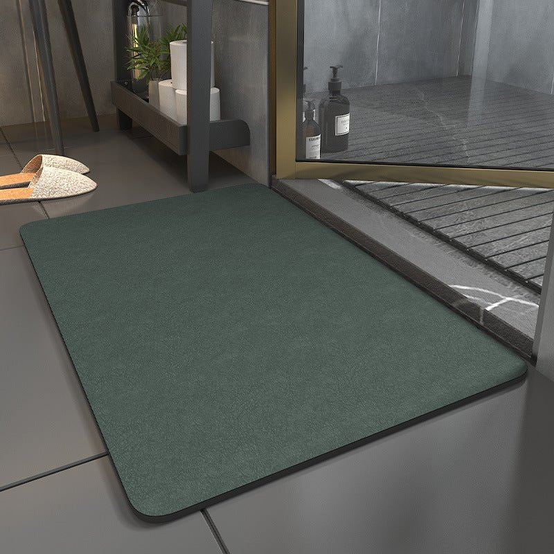 SUENTA Bath Matten -Trocknungstep -schnelles Dyrying Anti -Slip Grün