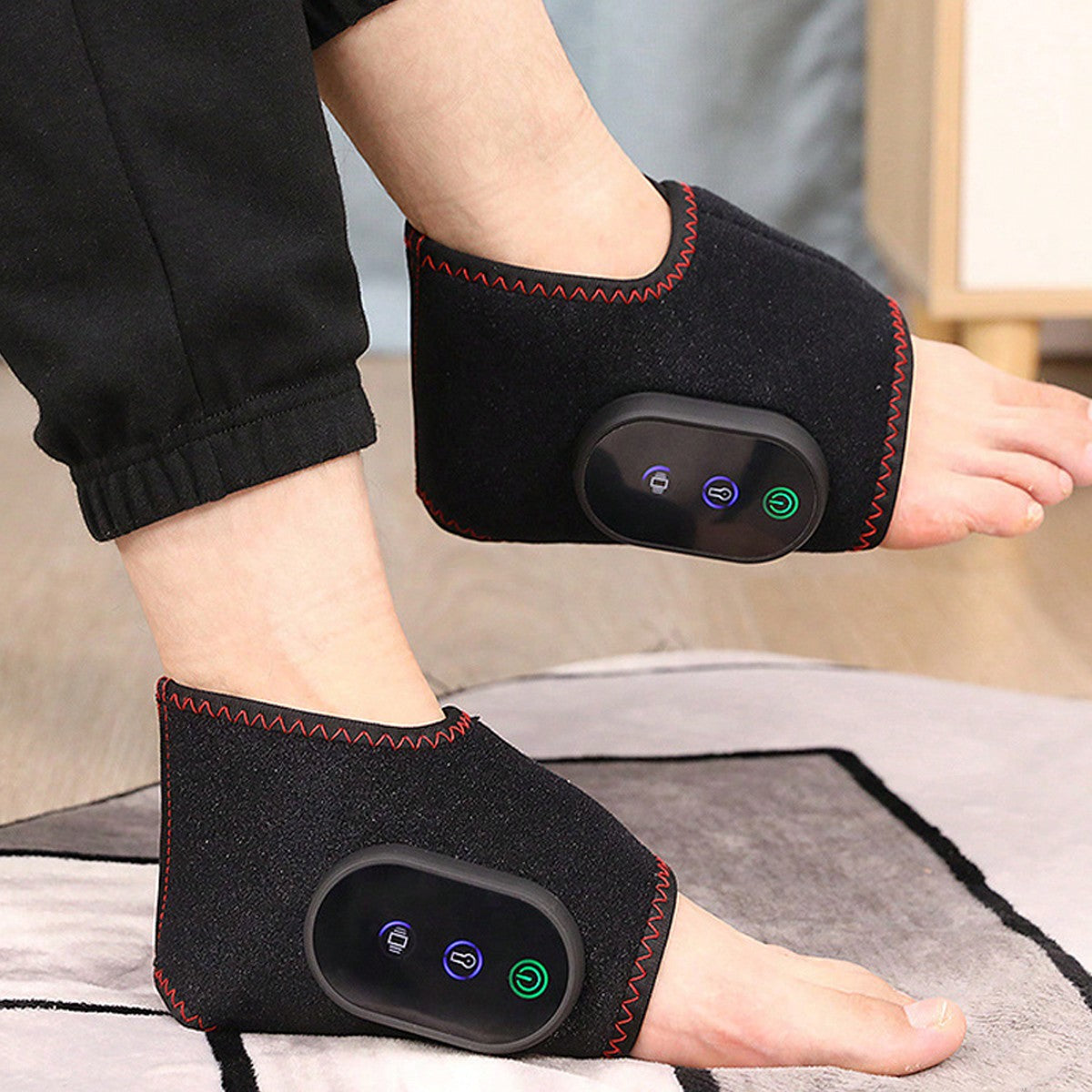 SUENTA Beinmassagegerät Beheizte Kabellose Kompressionsmanschette Default