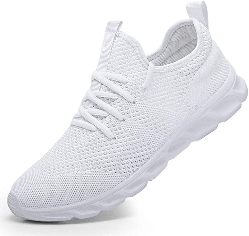 SUENTA Damen Sneaker Atmungsaktivem Stoff 4 Cm Unter Der Ferse Fußgewölbe-Stütze