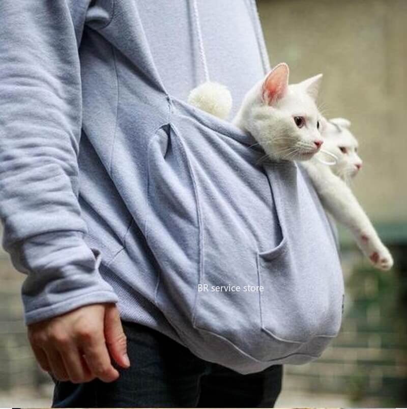 SUENTA Hoodie Schlafplatz Katzenhaaren Komfort Katze Hoodie