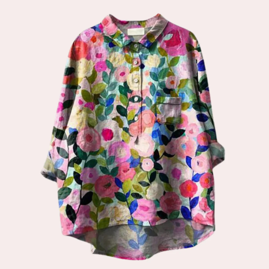 SUENTA Sephira | Damenbluse mit Blumenprint